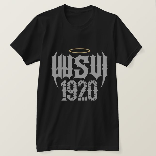 T-shirt WSV 1920 Gothic Streetwear Logo (Design devant)