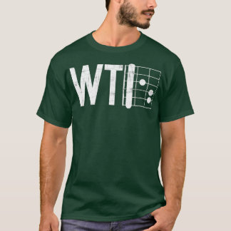 T-shirt WTF Guitare F Chord