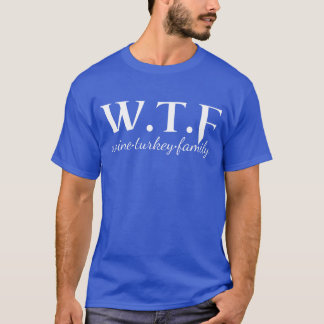 T-shirt wtf Noël drôle slogan de vin de Noël garçon