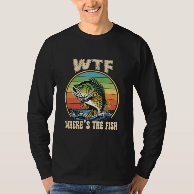 T-shirt wtf où est le poisson (Devant)