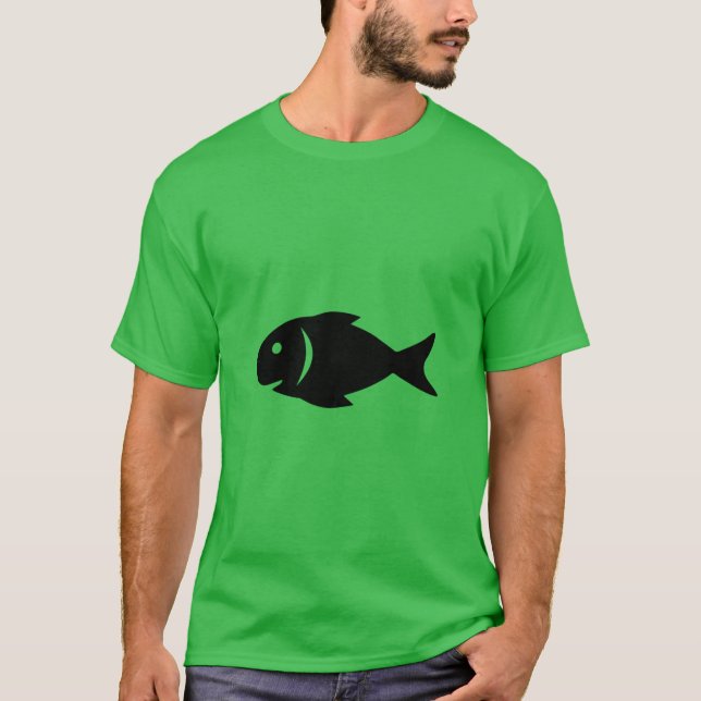 T-SHIRT WTF OÙ EST LE POISSON FUNNY SPOOF (Devant)