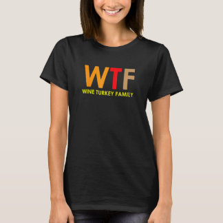 T-shirt Wtf Vin Turquie Famille Noël S Hommes Femmes