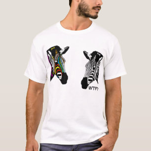 T-shirt WTF ? Zèbre