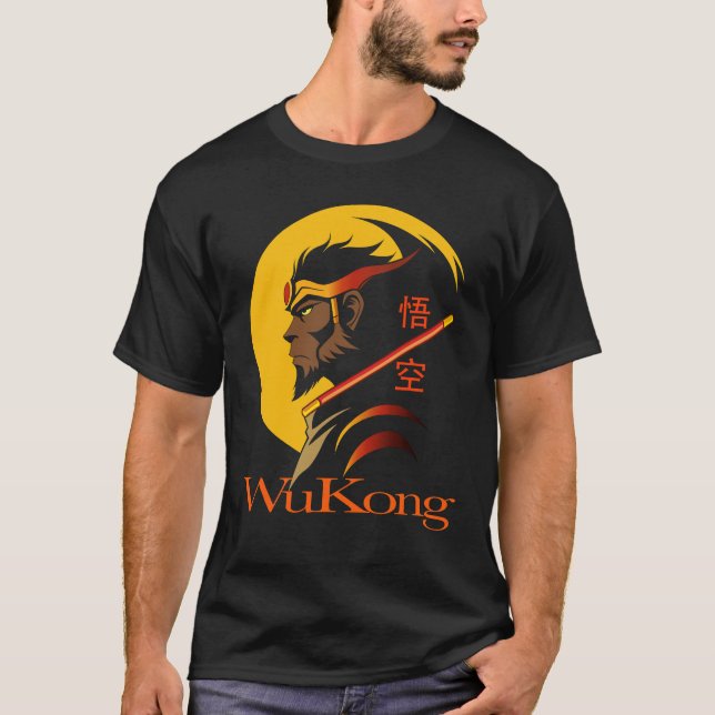 T-shirt Wukong Roi Singe  (Devant)