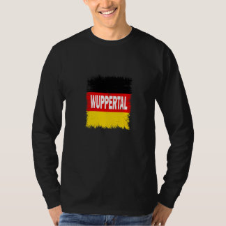 T-shirt Wuppertal  Germany With German Flag