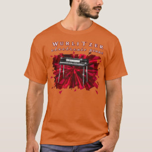 T-shirt Wurlitzer Electric Piano 1970 design