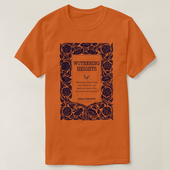 T-shirt Wuthering Heights Heathcliff bookish Bronte soeur (Design devant)
