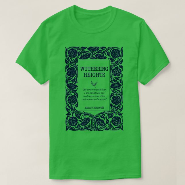 T-shirt Wuthering Heights Heathcliff bookish Bronte soeur (Design devant)