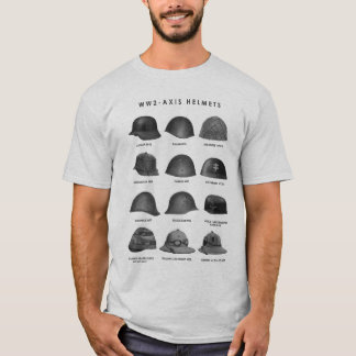 T-shirt WW2 - Axis Helmets