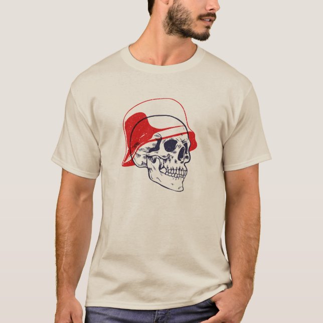 T-shirt WW2 Germany Soldier Skull (Devant)