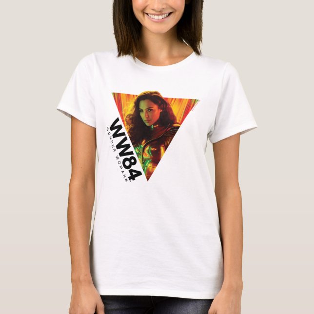 T-shirt WW84 | Rouge-Orange Wonder Woman Kaleidoscope (Devant)