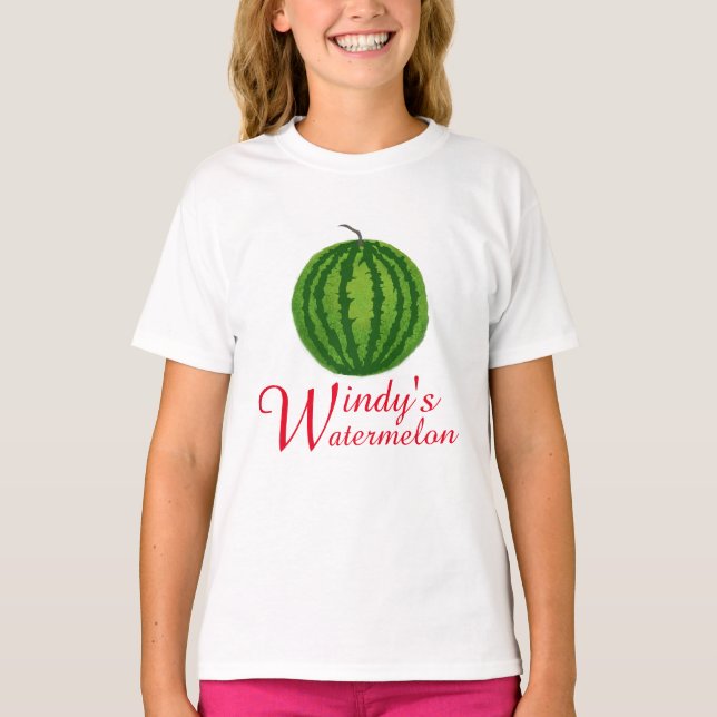 T-shirt WWW : Portez-le avec Watermelon et W (Devant)