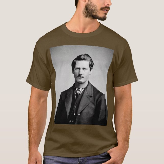 T-shirt Wyatt Earp : Lawman, Gunfighter, Gardien de salon (Devant)