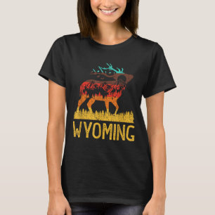 T-shirt Wyoming - amour de la nature vintage randonnée 70s
