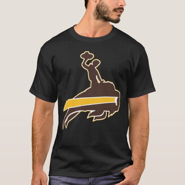 T-shirt Wyoming Bills Cowboy Buffalo Football Western Styl (Devant)