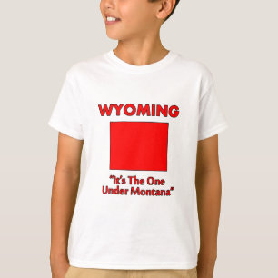 T-shirt Wyoming - C'est celui sous le Montana