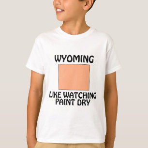 T-shirt Wyoming - Comme Regarder de la Peinture Sécher