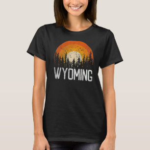 T-shirt Wyoming Retro Style Vintage les années 70 80s Homm