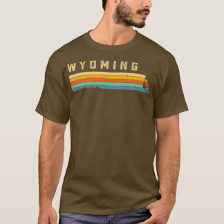 T-shirt Wyoming Rock Escalade Mountain Escalades Outils Ro