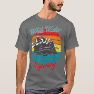 T-shirt Wyoming White Water Rafting Canoë