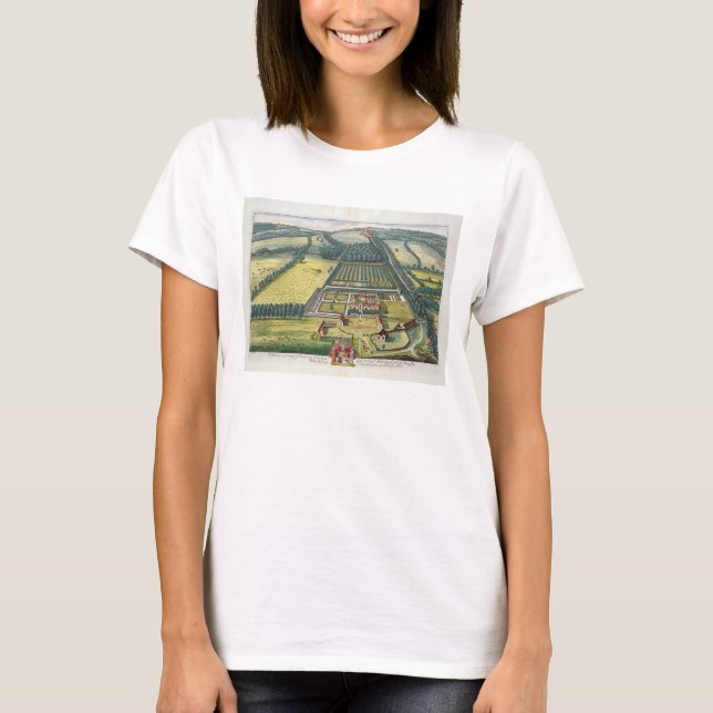 T-shirt Wytham dans le comté de Berkshire gravée par Joha (Devant)