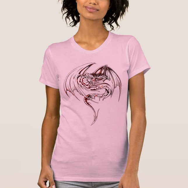T-shirt Wyvern Dragon Sont Des Créatures Mythiques Imagina (Devant)