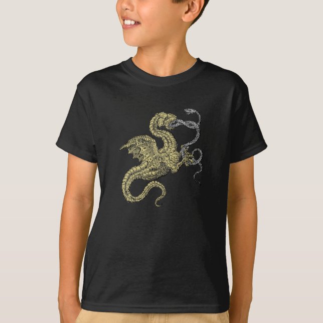 T-shirt Wyvern Dragon vs Snake (Devant)
