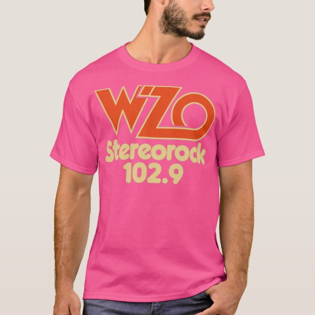 T-shirt WZZQ vintage 102,9 (Devant)