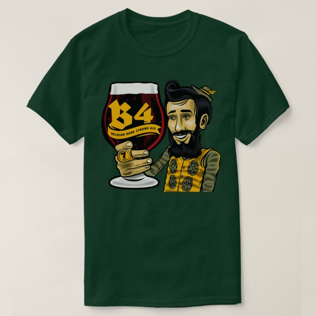T-shirt x27B4x27 Belge Dark Strong Ale t T (Design devant)