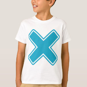 T-shirt X bleu