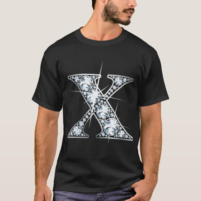T-shirt "X" Diamond Bling (Devant)
