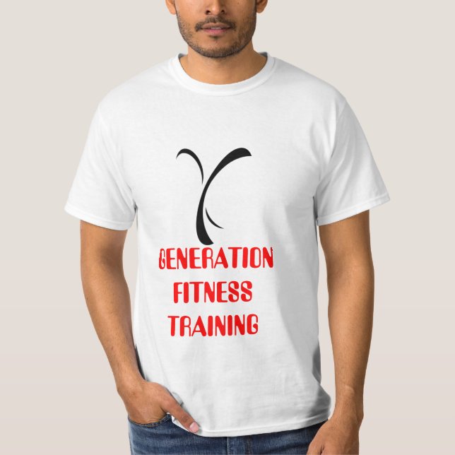 T-shirt X, FORMATION de FORME PHYSIQUE de GÉNÉRATION (Devant)