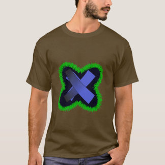 T-shirt X Géométrique Violet