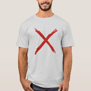 T-shirt X marque le point