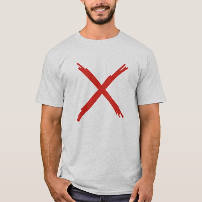T-shirt X marque le point (Devant)