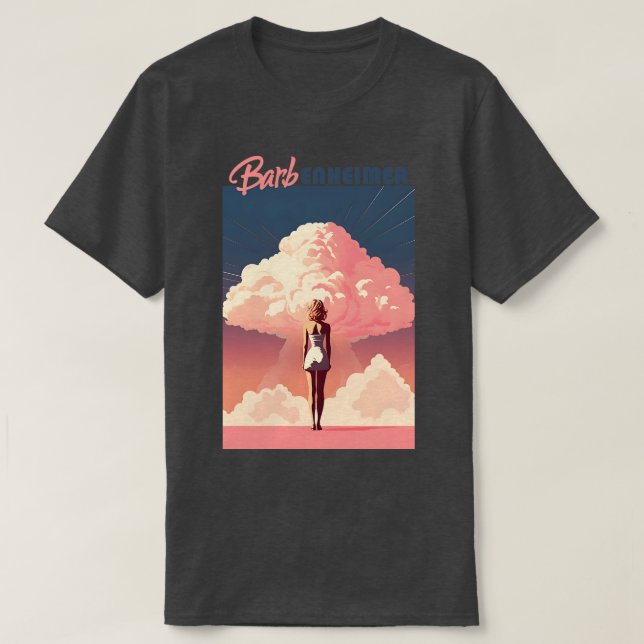 T-shirt x Oppenheimer Barbenheimer rétro (Design devant)