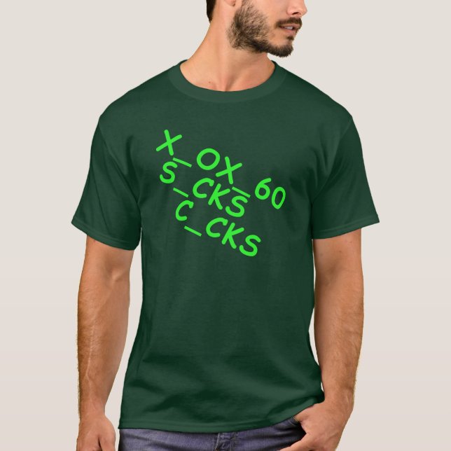 T-SHIRT X_OX_60 S_CKS C_CKS (Devant)