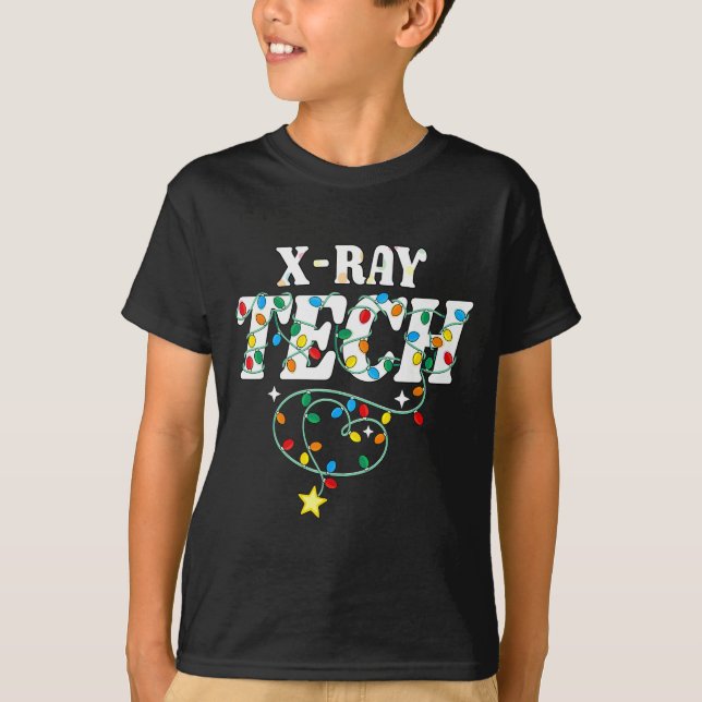 T-shirt X-ray Tech Christmas Radiologic Technologist Techs (Devant)