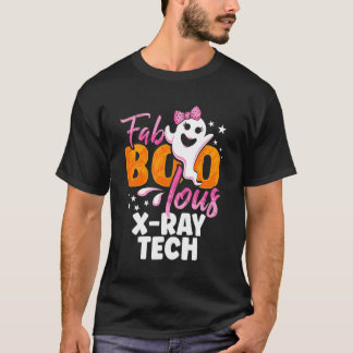 T-shirt X-ray Tech Radiology Halloween Womens Fab Boo Lous