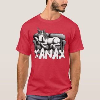 T-shirt Xanax High Unicorn