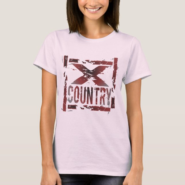 T-shirt XC coureur de pays croisé (Devant)