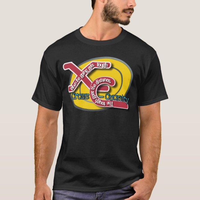 T-SHIRT XC DEVISE DURE - PAYS CROISÉ (Devant)