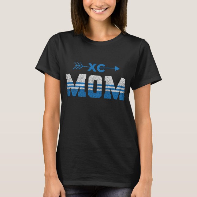 T-shirt XC Mum Cross Mountain Bike Maman Cadeau (Devant)