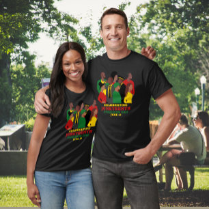 T-shirt Xe   African American Freedom Day Black