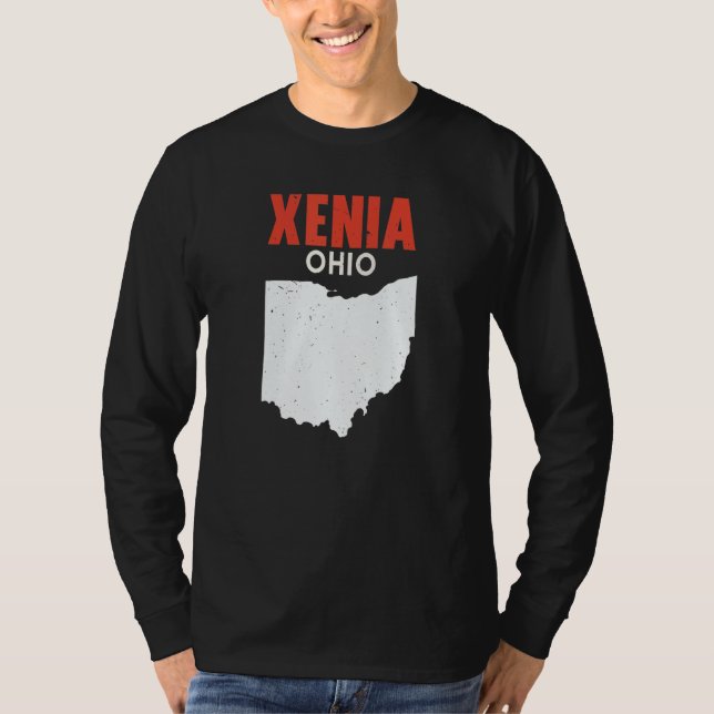 T-shirt XENIA Ohio USA State America Travel Ohioan (Devant)
