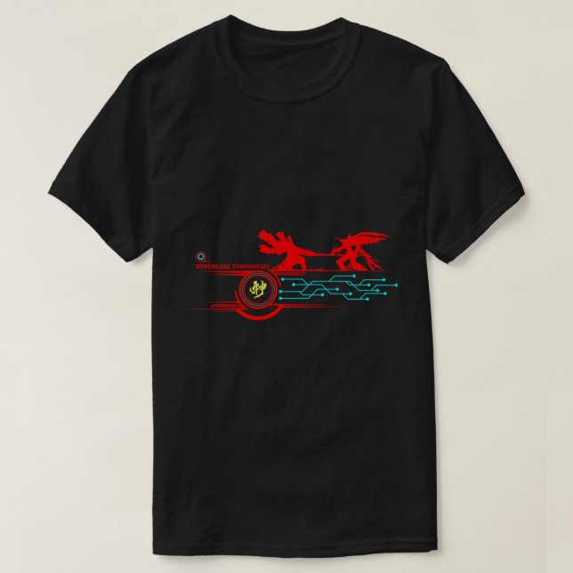 T-shirt Xenoblade Chronicles Bionis amp Mechonis (Design devant)