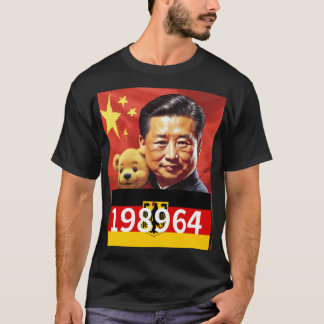T-SHIRT XIJINPING WINNIE POOH CHINE CCP 198964 DRAPEAU ALL