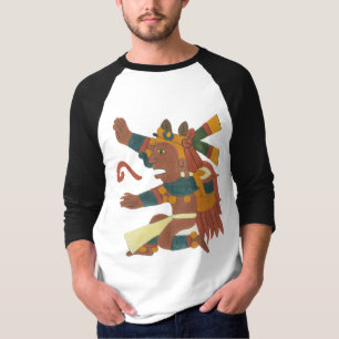 T-shirt Xiuhtecuthli - Mayan Aztec créateur dieu 01