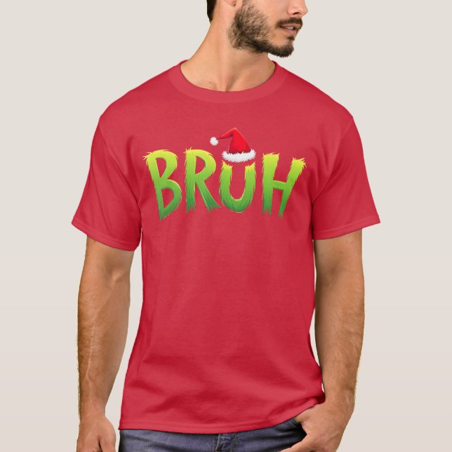 T-shirt Xmas Bruh Christmas eens Boys Funny Christmas vint (Devant)