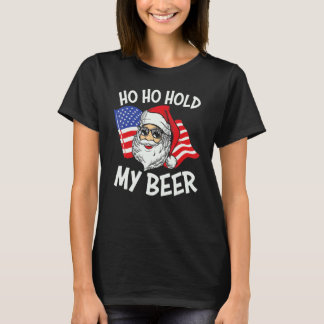 T-shirt Xmas En Juillet Santa Ho Ho 4ème Noël Mignon Graph
